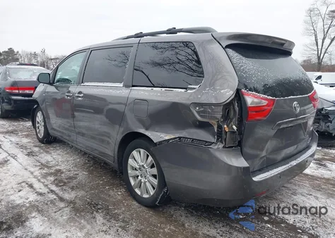 2017 Toyota Sienna Xle 7 Passenger из США, поврежденный, VIN 5TDDZ3DC3HS184307